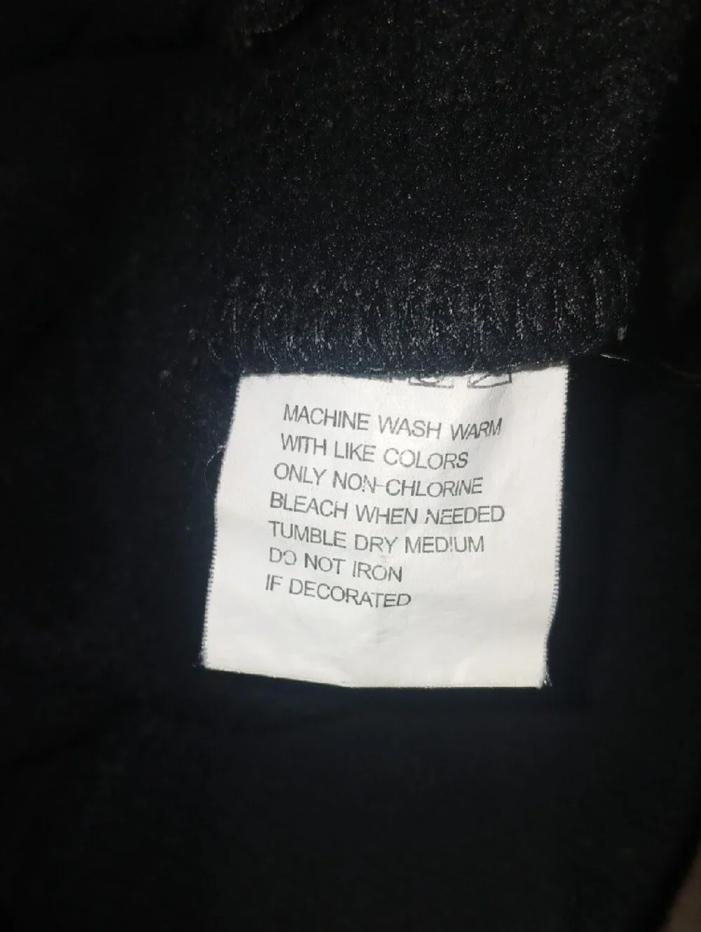 Pierce The Veil 2013 Black Varsity-Style Bomber Jacket Medium
